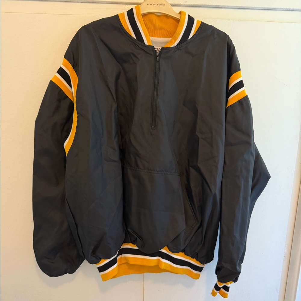 Vintage Y2K Birdie Lined Windbreaker Pullover Jacket Varsity Style EUC 2001
